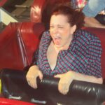 Rachel Bloom Instagram - To me, the opposite of death is roller coasters. Thank you for these amazing pics, @nytimes. Link to full article in bio. #deathletmedomyshow