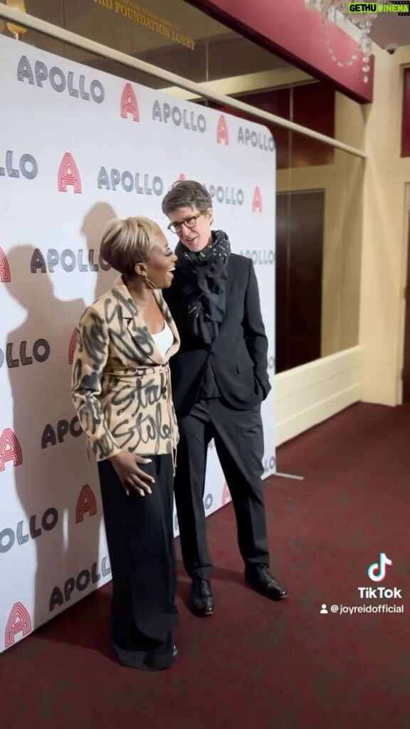 Rachel Maddow Instagram - We were outchea celebrating #medgarandmyrlie from @pointzevents in #brooklyn to the @apollotheater in #harlem and we had @real_sharpton and @maddowmaddow rolling with us!! 🫶🏿❤️❤️❤️ latest mini movie #bts by @because.not.effect 🙌🏿🙌🏿🙌🏿 Hair and makeup: @myatesnewyork & @broomlynette Styled by @iamthestylemarshall Friday fit: @hanifaofficial Saturday fit: @thesepinklips Party design: @theconciergehouse_design
