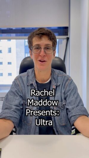 Rachel Maddow Instagram - Hello!

Flagging here that we changed the link in the bio of this account to msnbc.com/Ultra so you can more easily find Rachel's new podcast episodes and the extra material we'll be publishing to accompany those episodes.

Of course, the most efficient way to keep up with the series is to search for:

Rachel Maddow Presents: Ultra

wherever you get your podcasts and follow from there.

First episodes will publish Monday!