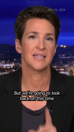 Rachel Maddow Instagram - "This is a crucial moment for us as a democracy, as ridiculous as this seems." Rachel Maddow explains why leading Republicans bashing the U.S. justice system on Donald Trump's behalf is a dangerous development in the erosion of democracy in the United States.

Watch Rachel Maddow video highlights at MSNBC.com/Rachel