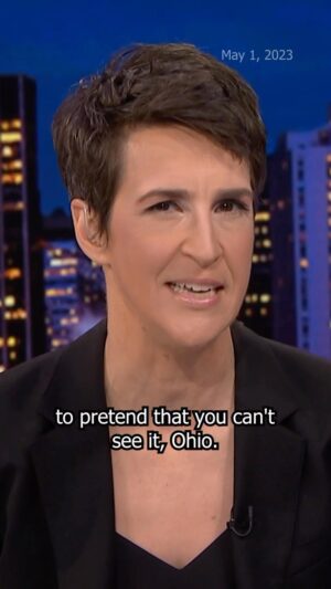 Rachel Maddow Instagram - You might think that finding themselves on the same side of an issue as actual, flag-waving neo-Nazis would give politicians pause about their position, but that is apparently not the case for Ohio Republicans.