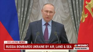 Rachel Maddow Instagram - Putin's failure as a leader drives his resentment of Ukraine democracy
-
As a dictator, Vladimir Putin is not obliged to care about his own people's unhappiness. What are they going to do, vote him out?

And yet...