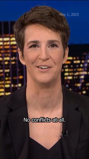 Rachel Maddow Instagram - It is amazing that this was Rachel on a Monday night and by Thursday morning there was already a new scandal (albeit still with Clarence Thomas and his billionaire).