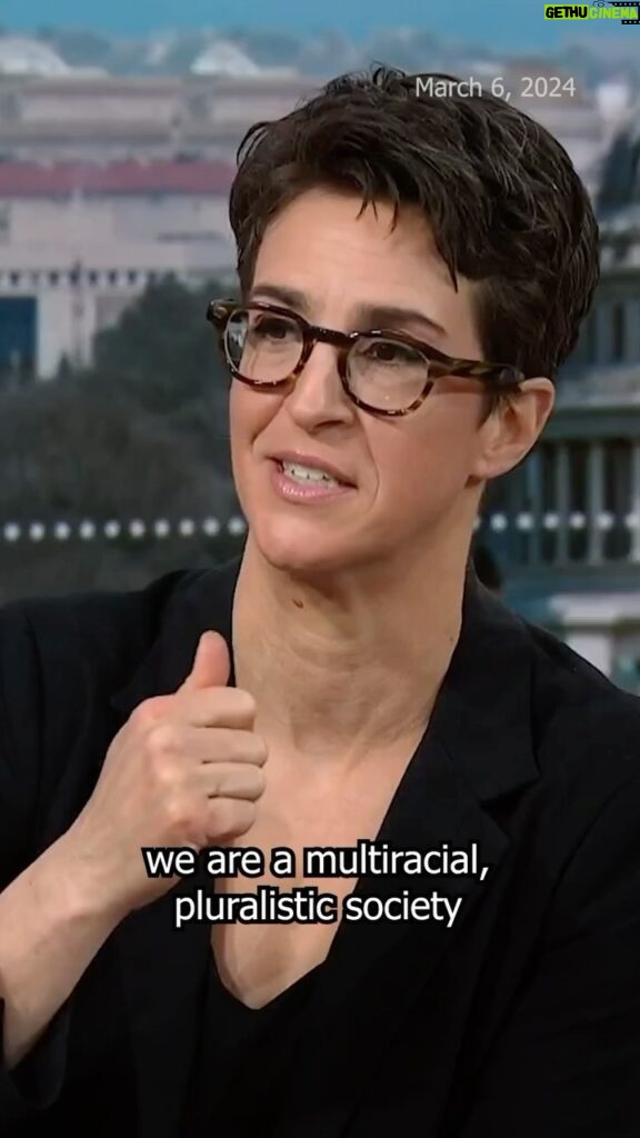 Rachel Maddow Instagram - The argument that Donald Trump and Republicans and are trying to move the United States away from democracy is not an ad hominem accusation. Trump’s Republicans have apparently concluded that they cannot achieve their goals with a system of government that gives everyone in the American electorate a voice. Americans who want to keep their system of government will have to vote in 2024 against those who don’t.