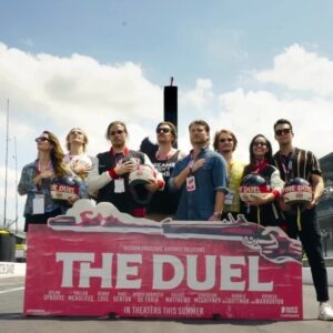 Rachel Matthews Instagram - @lionsgate and @iconiceventsnow present our indie from Indy, THE DUEL, in theaters later this summer. Thank you to @indycar, @indianapolismotorspeedway, @500festival, @visitindy and the incredible @afthunderbirds pilots who provided the single greatest photo op we could have asked for.