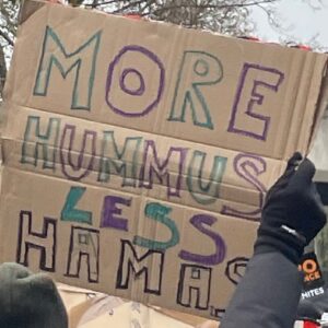 Rachel Riley Instagram - Emotional and cathartic day joining an estimated 105k people coming together in London today to say no to antisemitism.

Relieved it was so peaceful and glad it was so well attended. It was particularly meaningful to meet up with former Countdown champ and Palestinian peace activist John Aziz, and to see Kurds, Iranians and Ukrainians, each with their own huge struggles, come out to show their support.

I had the privilege of addressing the crowds at the end, here are my words, and a few pics of friends and family who made it down.

Proud to be British. Proud to be Jewish. Thanks to all who joined us. ♥️♥️♥️🇬🇧✡️