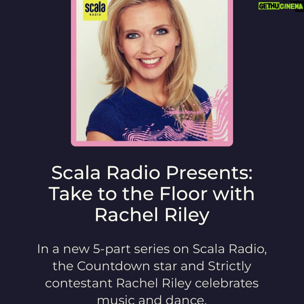 Rachel Riley Instagram - I’m back on @scalaradiouk tonight from 6pm with the second of our five part series ‘Take to the Floor’ exploring all things dance music related… and tonight it’s ‘World’ Dance! With something for everyone from Morris Dancing to Bhangra, all under Scala’s signature classical music for modern life style - join me tonight until 8pm or catch up on last week’s show - all online! 🎙️💃🕺🌎 #radio #classicalmusic #dance #scalaradio