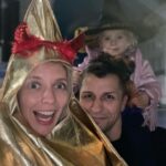 Rachel Riley Instagram – This cat didn’t know what hit it 😝🧙‍♀️👧🏻
Precious family time and no tricks all night, just lots and lots of caaaaaandy sweets – thank you London! 🍭🍬🍫🎃