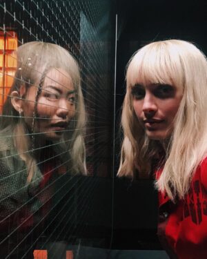 Rachel Skarsten Instagram - Season 3 of @cwbatwoman premiers tomorrow and *Spoiler* @nicolekang is playing the new and improved Alice 2.0 🤡 kidding, she’s still the fabulous Mary, but we did have a lot of fun working together ❤️