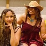 Rachel True Instagram – Hung w/ the fab & fabulously triple threat talented @traciethoms in GA 🥳
💜
Some of you mistake us for the other sometimes ¯\_(ツ)_/¯ 
for starters-she’s the one that’s not clumsy & can sang 🎤 😂💀
💜
We must play sisters in the road trip horror film 🪓🎥 I’m writing in my head & perhaps on paper 😍😘
#racheltrue