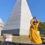 Rachel True Instagram - A quiet walk through el cuidad de los muertos ⭐️ Really digging this anamorphic lens for iphone for the wide shots ⭐️ I did not place said phone on any graves For the walking shots! Gotta respect the bones 🦋 #metariecemetery #neworleans #pyramid #cemetery