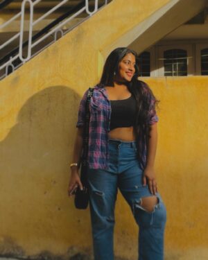 Radhika Radhakrishnan Instagram - Giving yourself a compliment is the best form of self love 🌈⭐️ 
.
.
✨