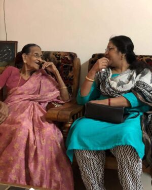 Radhika Radhakrishnan Instagram - Ammama left us today morning. She was 94 years old and thinking about all the hardship she had gone through.. oh she was on strong women. 
From loosing her beloved husband , son and all of her siblings  to witnessing the separation of my parents!! Oh she had gone through alot but you will only see her smiling and cracking jokes. 
There was a point in her life where she had the opportunity to have a luxurious life in Dubai with her daughter but she chose not to go only because  I will be alone here . She was my companion throughout my youth festival days and she was the most important person who nurtured the artist in me. Thank you for everything ammama. We will miss youu. Ummmmaaa