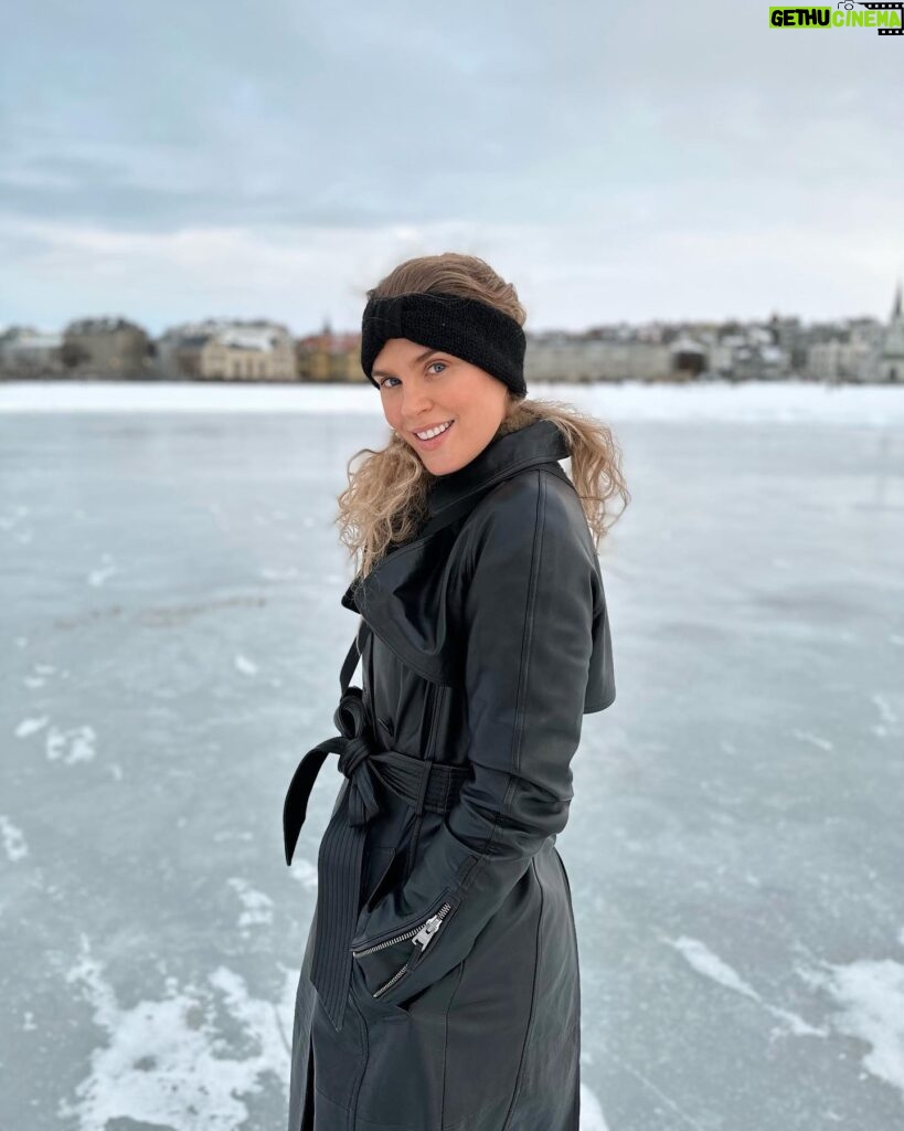 Ragga Ragnars Instagram - Tjörnin ❄️ the pond in Reykjavik is frozen and I love it! Wearing a gift from @bodaskins #reykjavik #iceland #winter