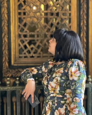 Rahma Ahmed Farag Instagram - من كواليس فيلم #ابن_الحاج_أحمد … نبيلة 😻