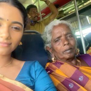 Rakshana Induchoodan Instagram - Bts of #marghazithingal 😍
Bharathiraja sir 🙏🏽&
Few People I got to work with ❤️