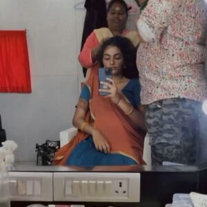 Rakshana Induchoodan Instagram - Bts of #marghazithingal 😍
Bharathiraja sir 🙏🏽&
Few People I got to work with ❤️