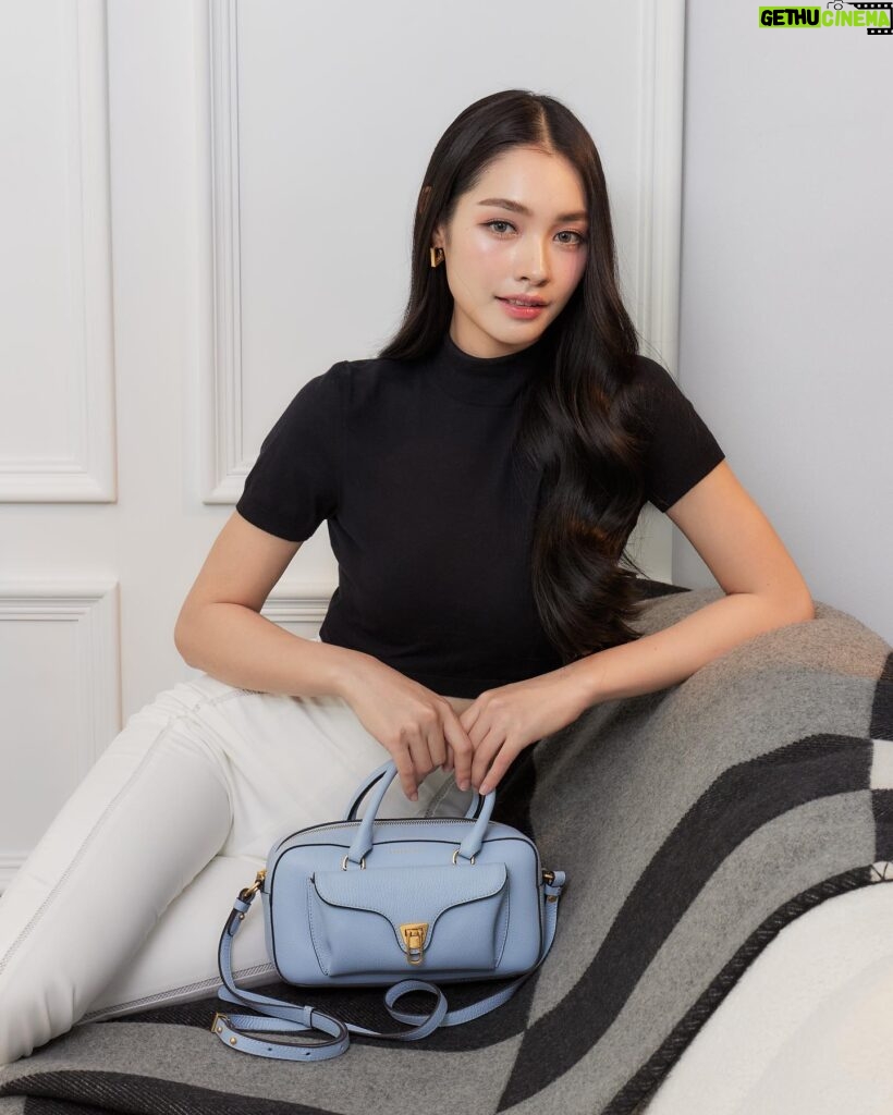 Ranchrawee Uakoolwarawat Instagram - New Collection spring summer 2024 Beat Soft Top Handle bag @coccinellethailand @pacificagroup #CoccinelleThailand #CoccinelleSS24