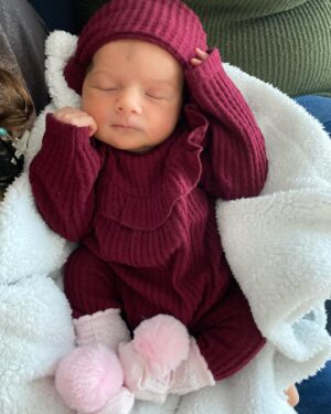 Randa Markos Instagram - A little update on my little one. So obsessed!! Can’t believe she’s all mine ♥️🤗🤗🤗