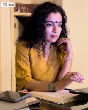 Ranjitha Menon Instagram - Torn between Duty and Delight. The Dilemma of Work and a Good Book! 

#candid #moments #truetomyself #worktime #writingmode