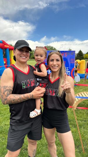 Raquel Pennington Instagram - What a wonderful day celebrating our baby girl’s first birthday! Alayah’s 1st Knockout was a hit!! 🥊 ♥️🎉We were surrounded by so much love from our amazing friends and family. It’s hard to believe how quickly this year has flown by. We’re excited to watch her grow and see what beautiful adventures life has in store. 💖 #FirstBirthday #FamilyTime #GrowingUpFast — Special thanks to @muaythaiaddict for our badass outfits. Everyone loved them! & KK for being Ms Rachel for us. 💪🏽 Alayah Chiquita Pennington weighing in at 17lbs 28 inches 1-0