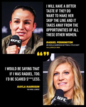 Raquel Pennington Instagram - Raquel Pennington responds to Kayla Harrison 👀