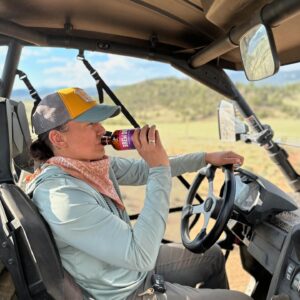 Raquel Pennington Instagram - Fresh air, mountains, dirt roads, dirty faces and @brewdr keeping me refreshed! Yesterdays #kombucha flavor #lovewins in honor of #pridemonth