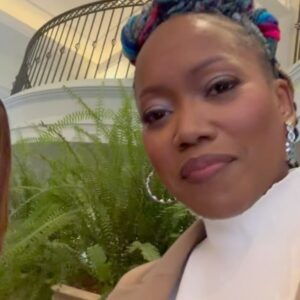 Rashida Olayiwola Instagram - ok, NOW #Awards season can begin :) 
don’t let what i wear to hustle & #build in fool ya…🌚
I CLEAN UP NICE 💅🏾 @filmindependent nominees award luncheon was a beautiful time & whole ass vibe. What a way to kick off. Looking forward to entire season

Hair: @jazzmynsamuels / @caliscrown 
Mua : @rocketismyrealname / @blastedbyrocket 
Styled by: @jaxx_ramirezz 
Nails: @nailsbycarolyn_ 
@personapr
