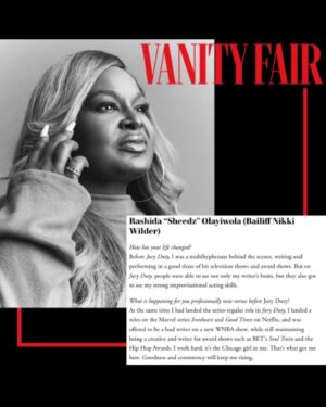 Rashida Olayiwola Instagram - #ThankYou @vanityfair and @karajwarner for the feature in the 1 year Anniversary of #JuryDuty as one to watch. I am extremely excited for my extremely bright future; and genuinely rooting for the futures of ALL involved in this life shifting show. 

s/o to god for always being in the details. #NeverFolded on me cause you Never Fold on me. Funny when others begin to see and know what I’ve ALWAYS seen, believed and known to be. And so it is so♥️✌🏾💫🚀

📸: @kevinscanlon #VanityFair
