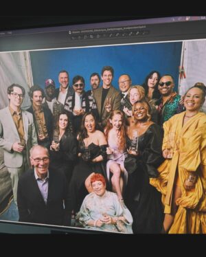 Rashida Olayiwola Instagram - I’m usually the multi hyphenate on the other side of the #awards writing the funny, creative & the brilliant. but one thing about god is god gon make sure them tables turn so that you can be ALL that you are. This time and going forward i was on both the presenting and receiving end. #Comedian #Writer #Actress #Creative #Producer #GoodHuman 😊

#ThankYou @filmindependent for such an amazing experience, my / our first award and so much fun and full circle moments. So proud to be in this room full of my peers and hero’s… all of us #winning 🥹⭐️⭐️⭐️

Congratulations to our cast & show #juryduty ; super proud of all of us; what a better first award to win. Best ensemble. Especially in this industry where we need to be reminded that ALL the pieces & people matter. FIRST of MANY for myself and anything else i am blessed to be apart of… #SpeakLife 🍽️<—table set and prepared for me.

To little dark skinned, unapologetically black, brilliant kind, funny, chocolate girl sheedz from #Chicago who ALWAYS believed… YOU CAN & YOU WILL! Carry on with god in every detail, goodness & light 💫❤️🎬💚

Hair: @jazzmynsamuels / @caliscrown 
MUA: @blastedbyrocket 
Styled / Dress designed by: @shatora.adrell 
Nails: @nailsbycarolyn_