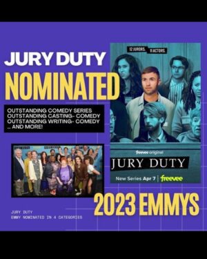 Rashida Olayiwola Instagram - Our show #JuryDuty is 4X #EmmyNominated and i am honored and proud to say wit my whole chest that all of us and everyone who helped make this show what it has become & all who watched and genuinely laughed and loved is “A LOWKEY GENIUS” Congratulations to US. “The Little Show that Could” - @marcosjeangonzalez #Believe ✌🏾