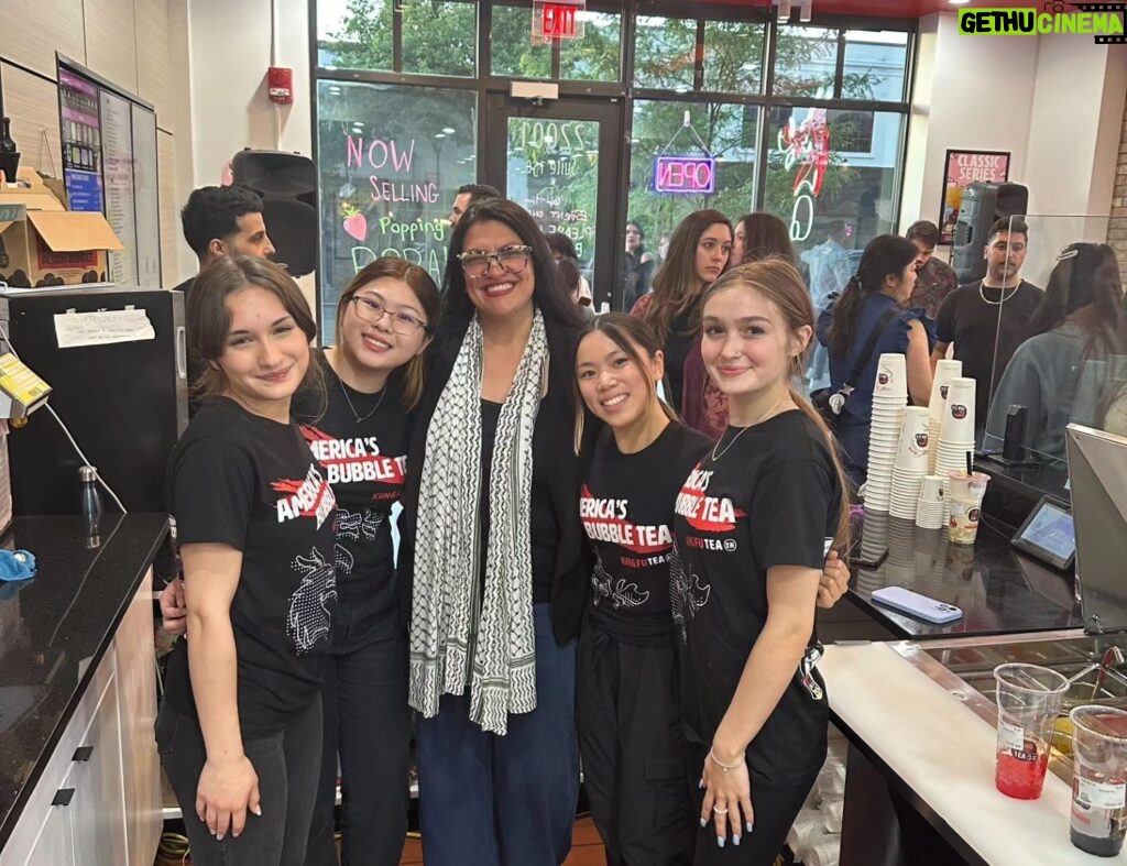 Rashida Tlaib Instagram - Asian American Heritage Month Celebration in the 12th Congressional District. Thank you to Kung Fu Tea, City of Dearborn, APIA Vote, Take on Hate, and ACCESS for helping put together this beautiful gathering to show our love and respect for our Asian American neighbors.