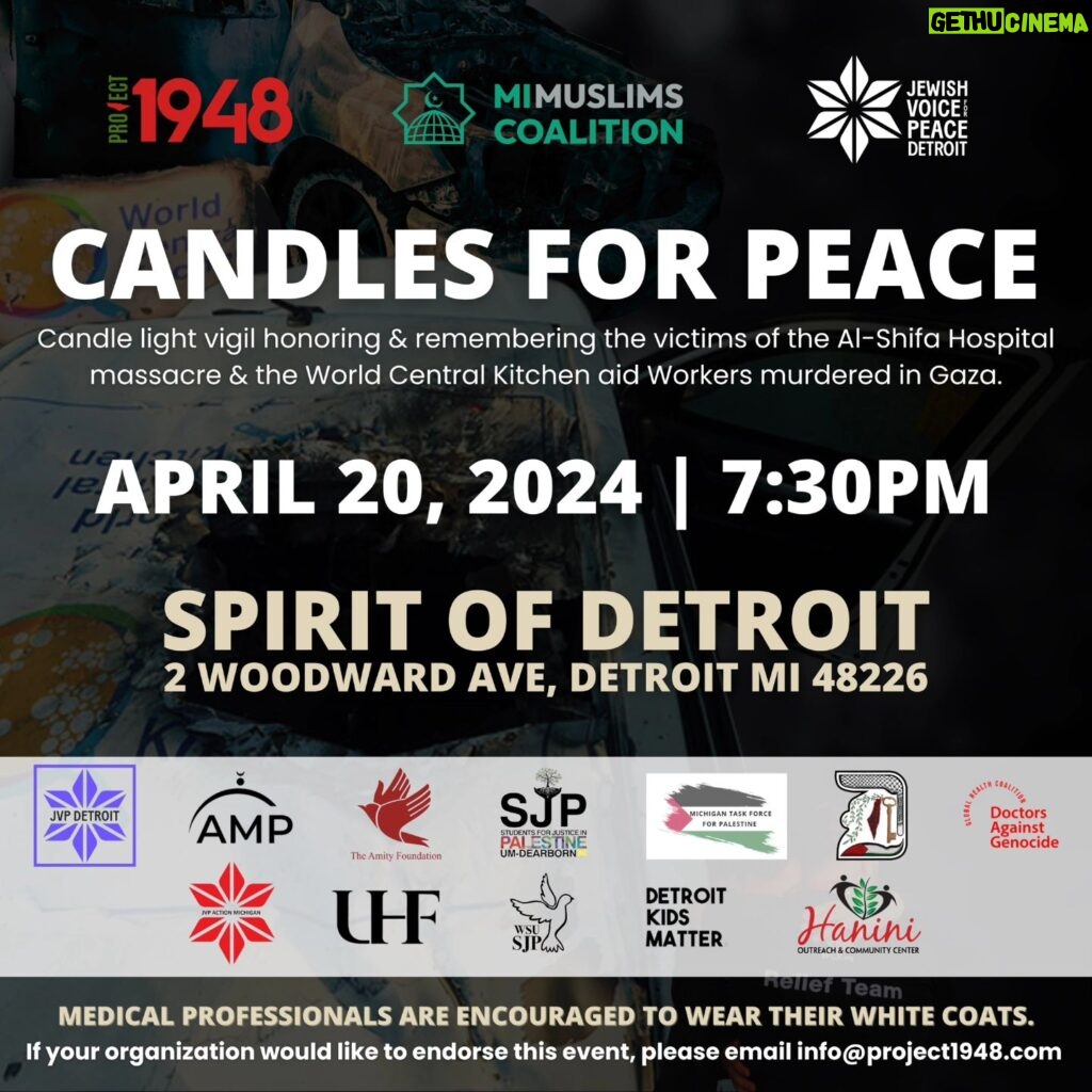 Rashida Tlaib Instagram - Candles for Peace. #CeasefireNow