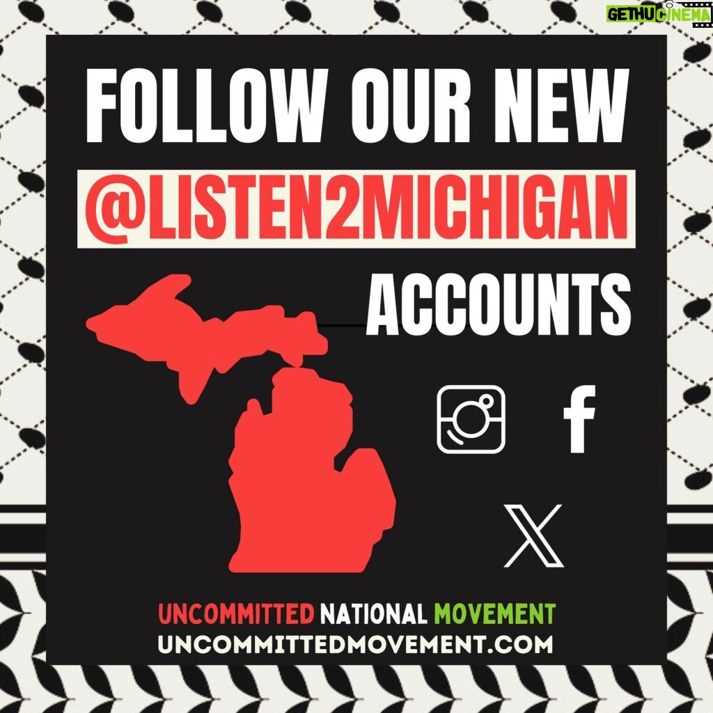 Rashida Tlaib Instagram - Follow our new @listen2michigan accounts for Michigan-specific information on the uncommitted movement and organizing for a free Palestine!