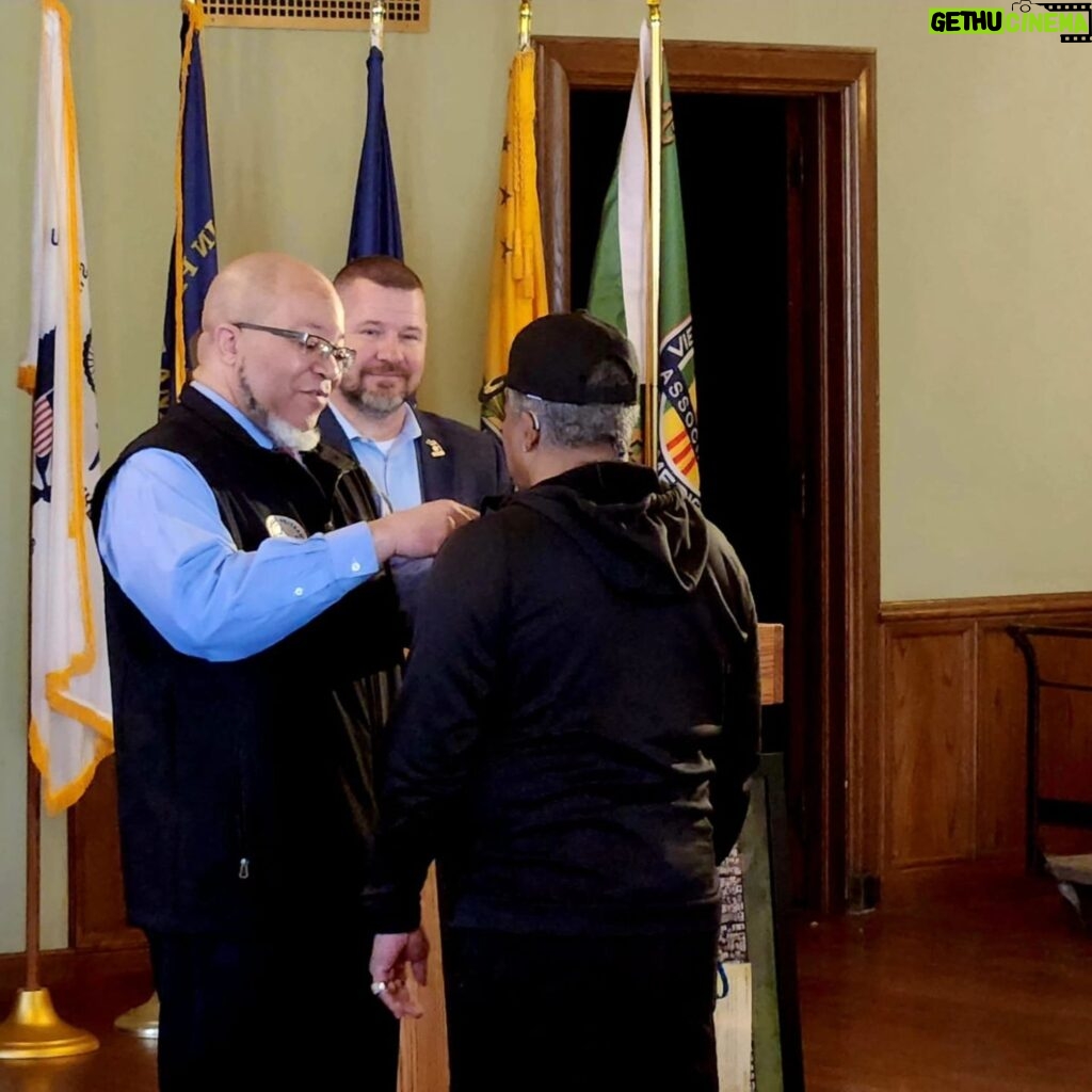 Rashida Tlaib Instagram - The Michigan Veterans Affairs Agency's pinning ceremony under the leadership of my friend and veteran Brian Love was so special for our Vietnam War Veterans. Our veterans at the Vietnam Veterans of America Chapter 9 haven't stopped giving back to our communities. They have been in the frontline helping our homeless neighbors and uplifting families of veterans for decades now. I was so happy to have been able to join them at today's pinning ceremony to honor everyone who served. P.S. I got to assist in our local new station. :)