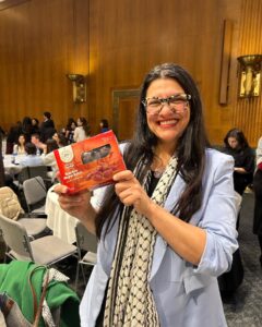 Rashida Tlaib Instagram - The great @jas.hawamdeh graciously brought @buycottpalestine to tonight’s Congressional Iftar and to @rashidatlaib! Our hearts, our minds, and our attention remain with The People of Palestine. May a ceasefire be brought into reality. May Palestinians get their justice in every world.