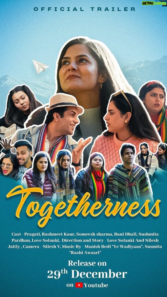 Rashmeet Kaur Sethi Instagram - We Are Ready With Our Mini Web-series releasing on 29th December. ❤️🙏😍😘 Written And Directed by Love Solanki And Nilesh Jaitly 3 Episodes on @youtubeindia Hope You Will Enjoy The Trailer. #togetherness #officialtrailer #miniwebseries #travel #series @deepak__bhoj @isthatabhi @nileshtube @atrangizstays @bani.dhall @h_o_p_e___4am @fearthe_beardo