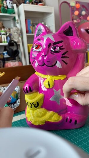 Rasika Saisang Instagram - วันวันปันปันทำอะไร💒
ART ATTACK EP2! 💘
!! LUCKY CAT !! 🍀 🐈