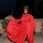 Raven Goodwin Instagram – 💃🏾
Dress @jibrionline 
Shoes @larroude 
Hair @sokontayejusxo 
Make up @marquiswardbeauty 
📸 @melbelderjr