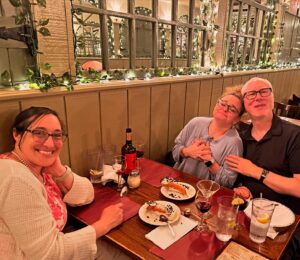 Rebecca Metz Instagram - To every person who has reached out, shown up, and sent love, thank you a million times over... I have felt it all. 

And extra deep, tear-soaked, red-sauce-stained gratitude to these three forever ride-or-dies. I must have done something good in this life to deserve to be loved so well.