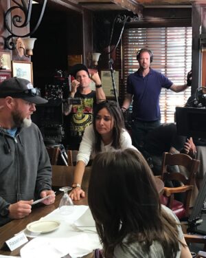 Rebecca Metz Instagram - #onthisday in 2017, #betterthingsfx messed around at @mussoandfrankgrill

#cheesecakeismyjob