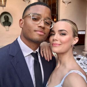 Rebecca Rittenhouse Instagram - Finally getting around to sharing some snaps from @bizza44 's gorgeous wedding 💒  
 
Love you forever  🩷
 
 
 
 
 
 
#weddingguest #bridesmaid #cocktailattire