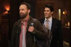 Rebecca Wisocky Instagram - Ghosts is back with a new episode tonight!! ´Hello, Brother’ was written by @guy.endore.kaiser directed by @tfod and guest stars @therealcarolineaaron @jahnglayzer & @betsysodaro Thanks for watching folks! 👻🎉👻