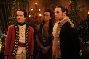 Rebecca Wisocky Instagram - Whole lotta gasping going on! GHOSTS SEASON FINALE TONIGHT! Thanks for watching and supporting us all season folks! 👻💓👻
Isaac’s Wedding was written by @myjtim & @londonbridges___ directed by @chrisg2100 
and guest stars a full haunted house of our faves:  @johnlhartman @betsysodaro @denizakdeniz @allegra_edwards @therealcarolineaaron @nigel_downer @stuartcfink @lovecatlemieux @stevenyaffee #christiandaoust & #arthurholden
