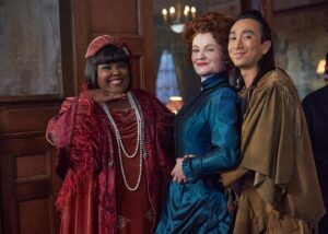 Rebecca Wisocky Instagram - Fabulous new @ghostscbs tonight! 👻♥️👻
‘The Travelling Agent’ was written by @emilyrschmidt & @skanderhalim directed by goddess @chrisg2100 and guest stars @johnlhartman @betsysodaro @theirenewhite @tasteofadrian 👏🏼👏🏼👏🏼👏🏼👏🏼
Thanks for watching folks! Our brother @richietown knocks it out of the park. Literally. 😬