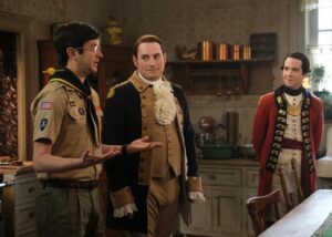 Rebecca Wisocky Instagram - Fabulous new @ghostscbs tonight! 👻♥️👻
‘The Travelling Agent’ was written by @emilyrschmidt & @skanderhalim directed by goddess @chrisg2100 and guest stars @johnlhartman @betsysodaro @theirenewhite @tasteofadrian 👏🏼👏🏼👏🏼👏🏼👏🏼
Thanks for watching folks! Our brother @richietown knocks it out of the park. Literally. 😬