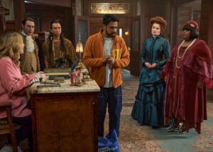 Rebecca Wisocky Instagram - Fabulous new @ghostscbs tonight! 👻♥️👻
‘The Travelling Agent’ was written by @emilyrschmidt & @skanderhalim directed by goddess @chrisg2100 and guest stars @johnlhartman @betsysodaro @theirenewhite @tasteofadrian 👏🏼👏🏼👏🏼👏🏼👏🏼
Thanks for watching folks! Our brother @richietown knocks it out of the park. Literally. 😬