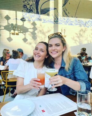Rebecca Breeds Instagram - 🪲 🐱=👯‍♀️ @jenarooski is beauty to the core. 💗
