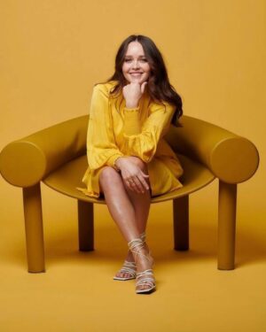Rebecca Breeds Instagram - Mellow. 💛💛💛 @cbswatch