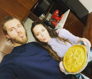Rebecca Breeds Instagram - You’re not getting this love pie @chazcottier 💕💕💕